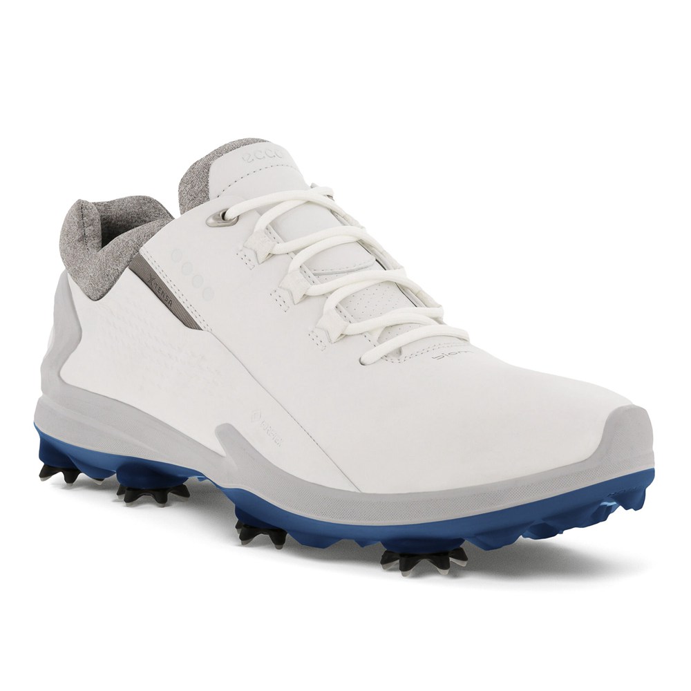 Zapatos De Golf Hombre - ECCO Biom G3 Cleated - Blancos - SOD695301